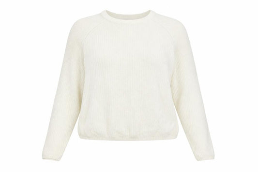 amara reya Womens White  Acrylic Pullover Sweatshirt Size XL  Pullover