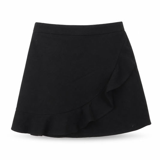 George Girls Black  Viscose A-Line Skirt Size 6 Years  Regular