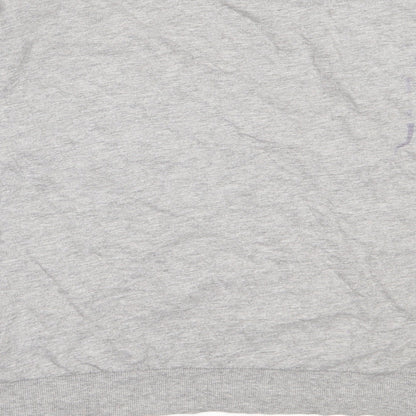 H&M Womens Grey  Cotton Pullover Sweatshirt Size S