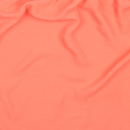 Peacocks Womens Orange  Polyester Basic Blouse Size 8 Off the Shoulder