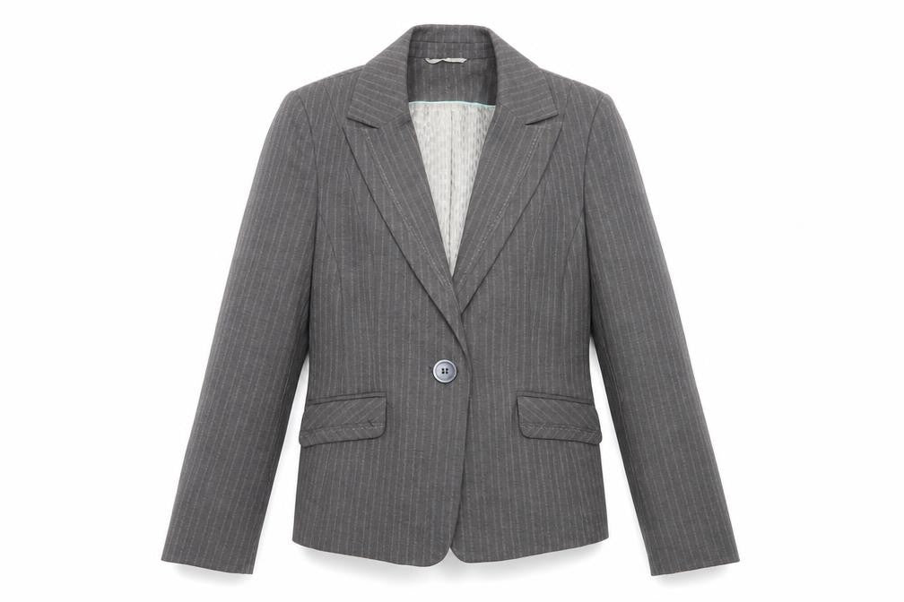 Debenhams Womens Grey  Polyester Jacket Blazer Size 14