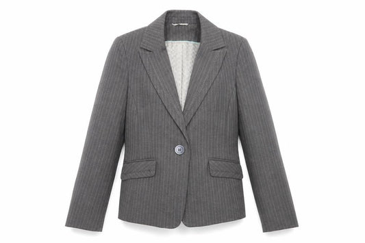 Debenhams Womens Grey  Polyester Jacket Blazer Size 14