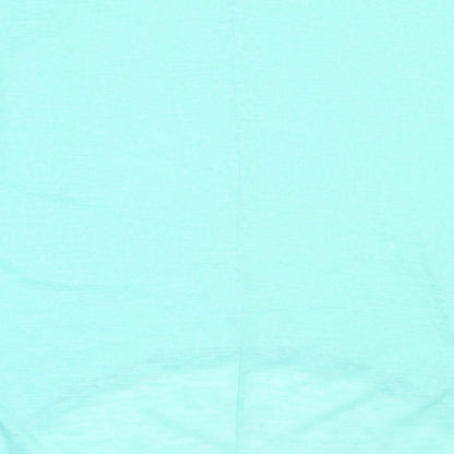 Zanzea Womens Green Round Neck  Acrylic Pullover Jumper Size M