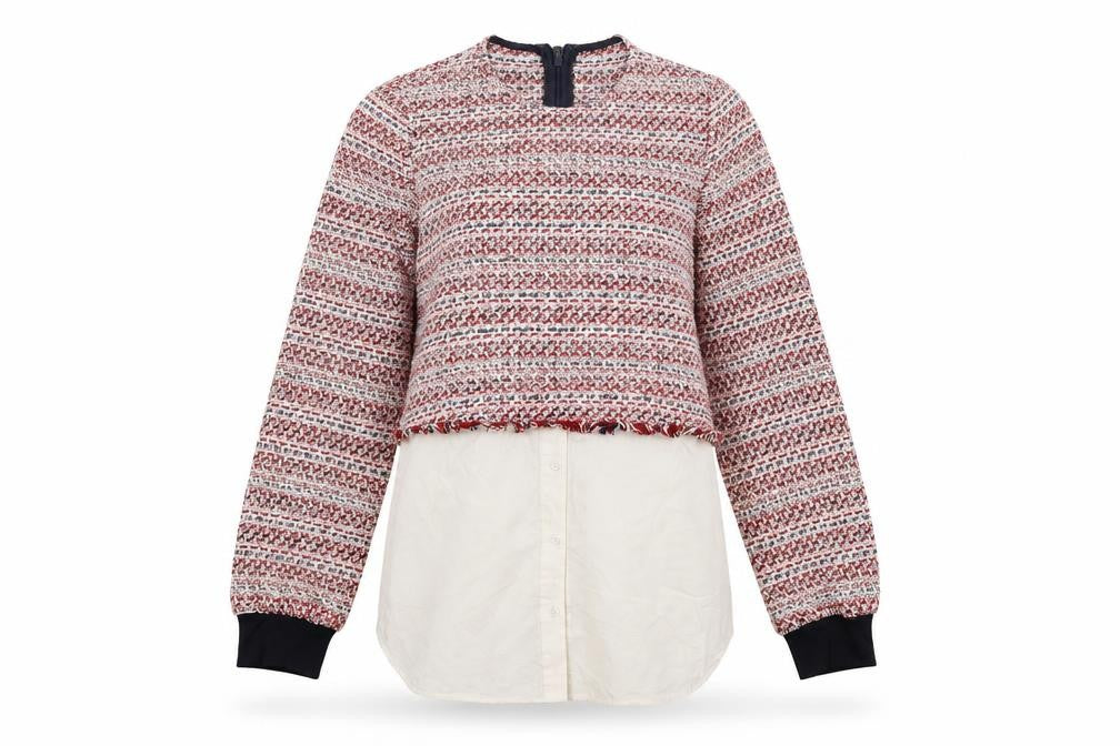 Zara Womens Multicoloured Round Neck  Cotton Pullover Jumper Size XS