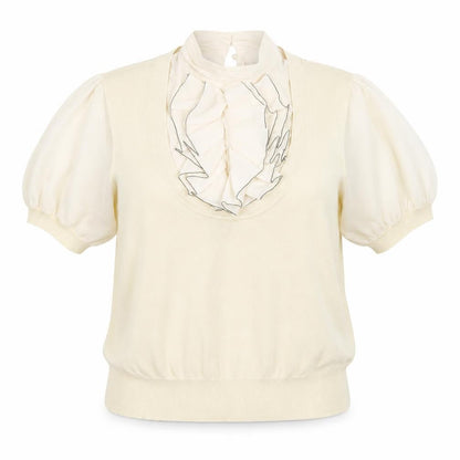 Next Womens Beige Round Neck  Viscose Pullover Jumper Size 14