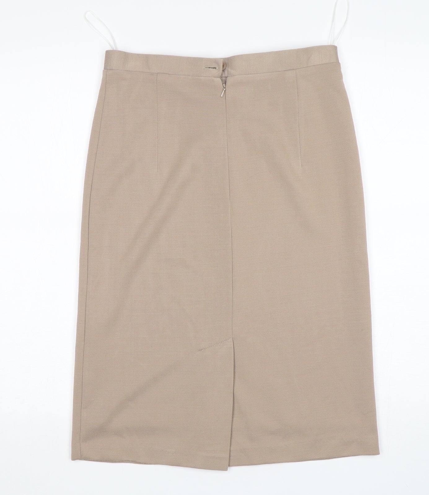 GRAY&OSBOURN Womens Beige  Acrylic Straight & Pencil Skirt Size 10
