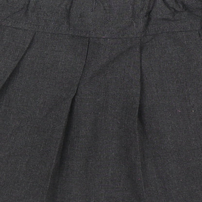 Tu Girls Grey  Polyester Pleated Skirt Size 4 Years  Regular
