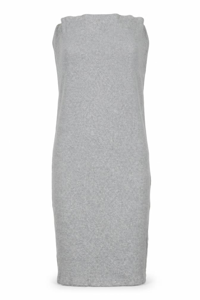 Divided by H&M Womens Grey  Cotton Mini  Size M  Off the Shoulder