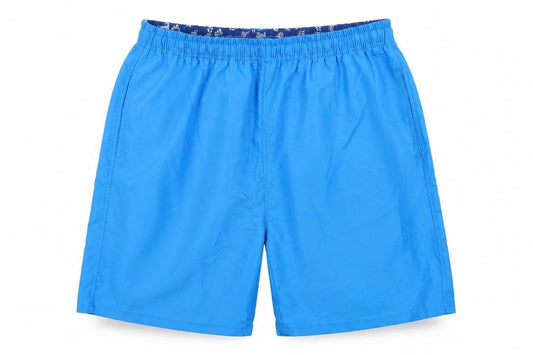 GRCF Mens Blue  Polyester Athletic Shorts Size 2XL L6 in Regular Drawstring - Board Shorts