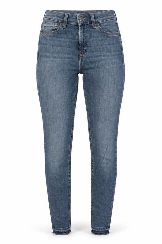 Topshop Womens Blue  Cotton Skinny Jeans Size 26 in L32 in Regular Button