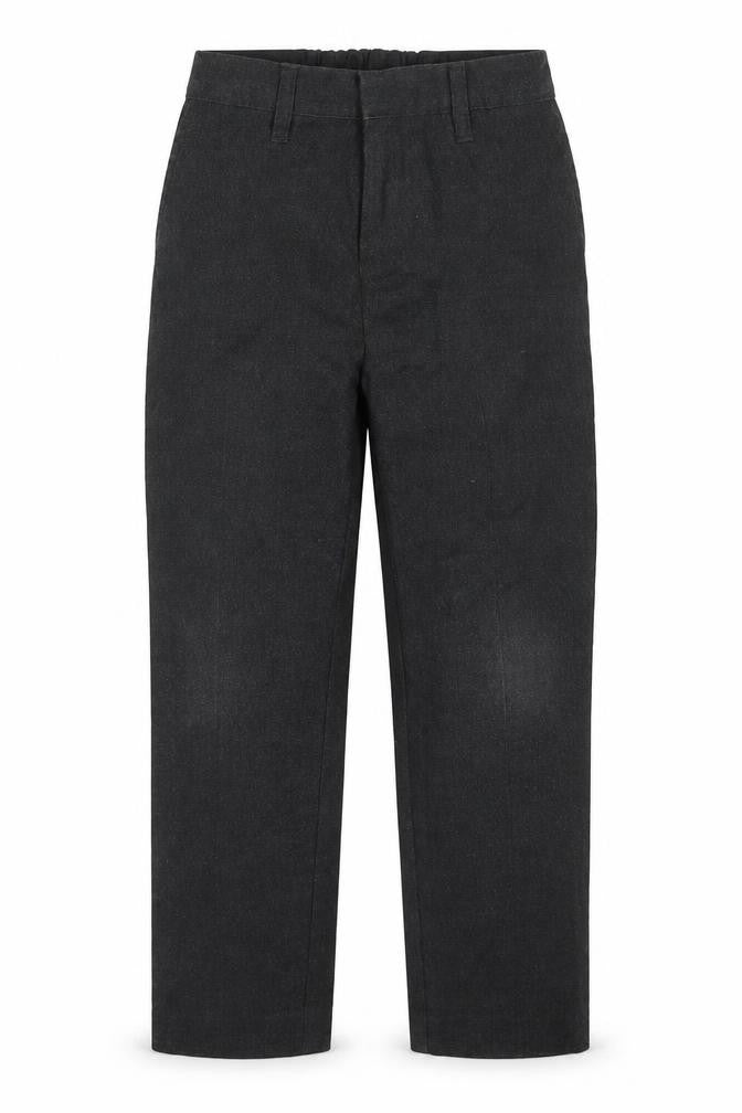 TU Boys Grey  Polyester Dress Pants Trousers Size 6 Years  Regular Hook & Eye