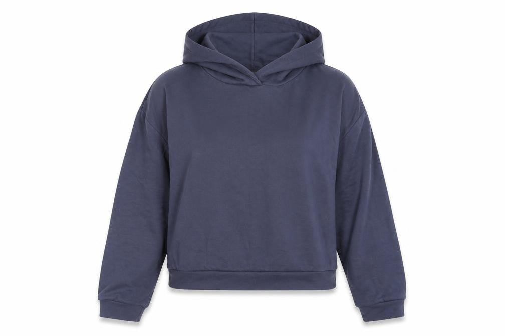 Jeff & Co Womens Blue  Polyester Pullover Hoodie Size 12  Pullover