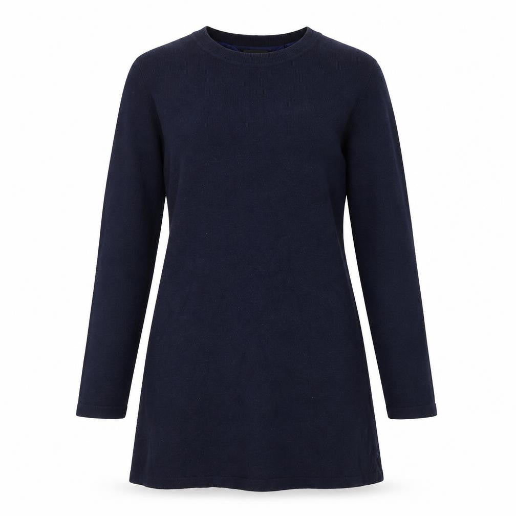 Primark Womens Blue  Acrylic Jumper Dress  Size 6  Round Neck Pullover