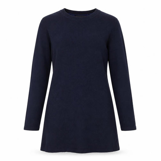 Primark Womens Blue  Acrylic Jumper Dress  Size 6  Round Neck Pullover