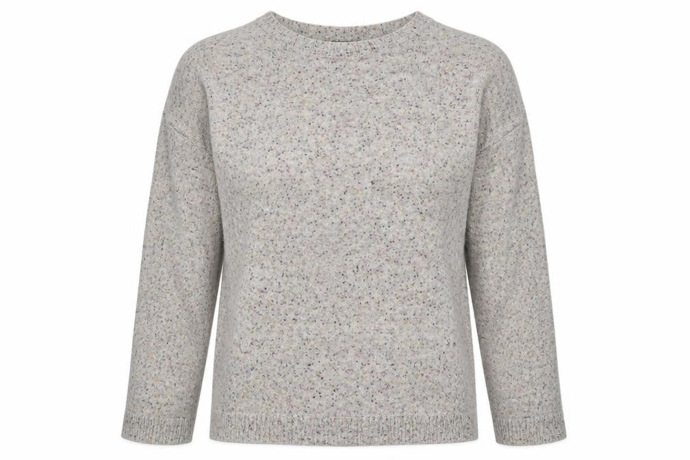 Marks & Spencer Womens Multicoloured Round Neck  Viscose Pullover Jumper Size 8