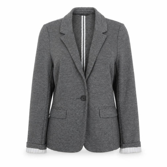 Atmosphere Womens Grey  Polyester Jacket Blazer Size 10