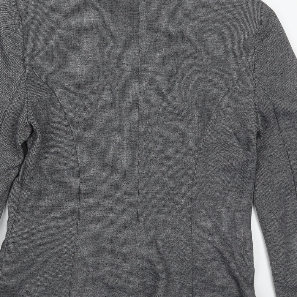 Atmosphere Womens Grey  Polyester Jacket Blazer Size 10