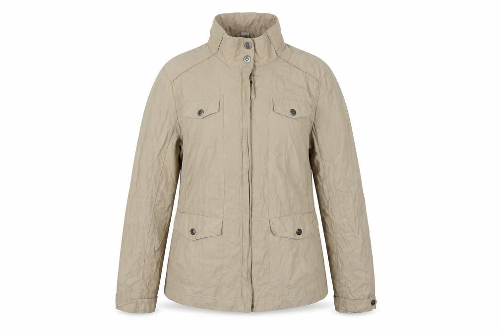 Wega Womens Beige   Jacket  Size 14  Zip