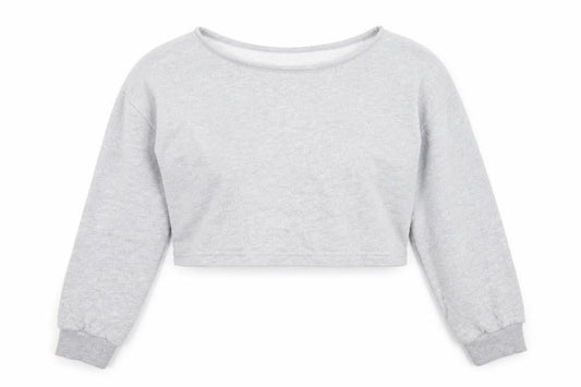 Missguided Womens Grey  Cotton Pullover Sweatshirt Size 10