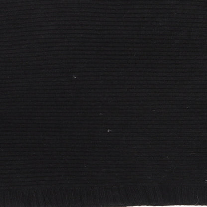 New Look Womens Black Round Neck  Acrylic Pullover Jumper Size L