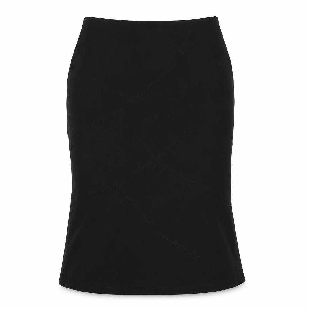 New Look Womens Black  Polyester Straight & Pencil Skirt Size 10
