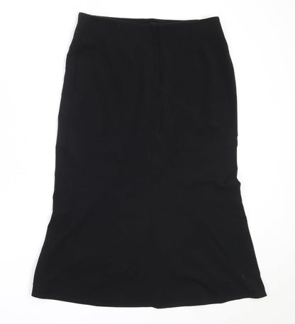New Look Womens Black  Polyester Straight & Pencil Skirt Size 10