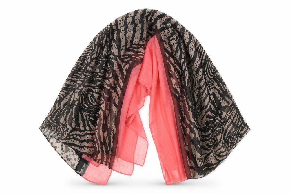 Warehouse Womens Multicoloured Animal Print Polyester  Shawl/Wrap