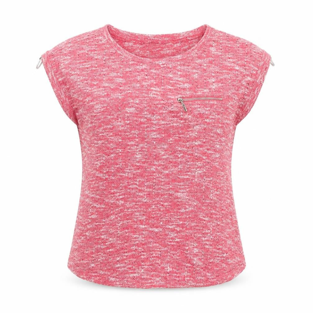New Look Womens Pink Round Neck  Polyester Pullover Jumper Size 12
