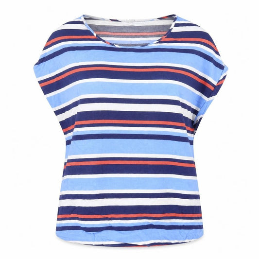 Atmosphere  Womens Multicoloured Striped  Basic Blouse Size 14 Round Neck