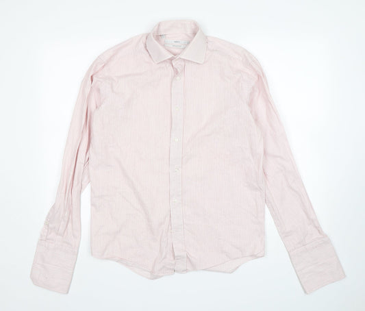 NEXT Mens Pink    Dress Shirt Size 15.5 Collared