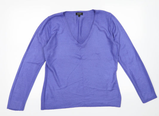 Matalan Womens Purple  Acrylic Pullover Sweatshirt Size 14  Pullover