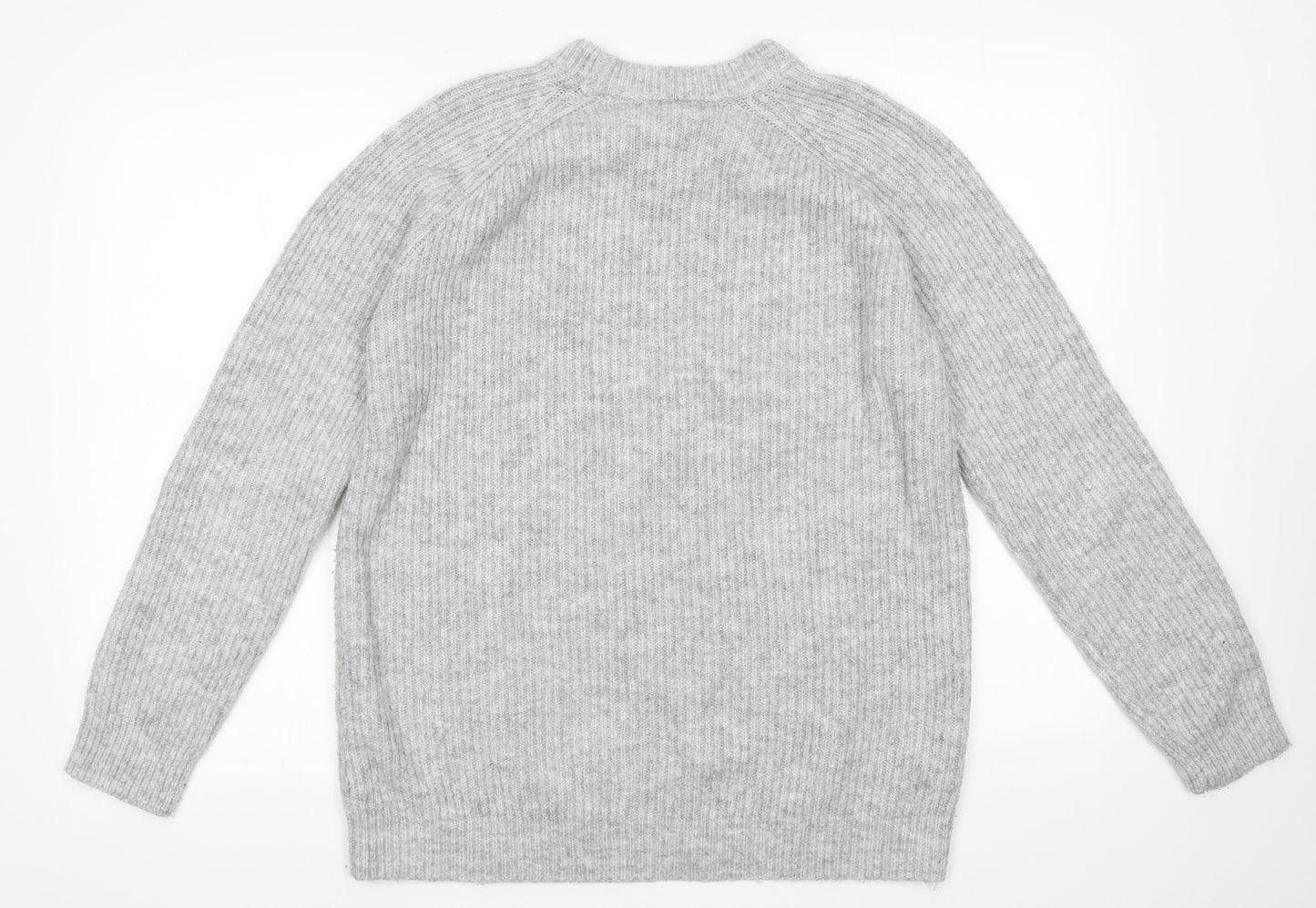 Primark Womens Grey  Acrylic Pullover Sweatshirt Size M  Pullover
