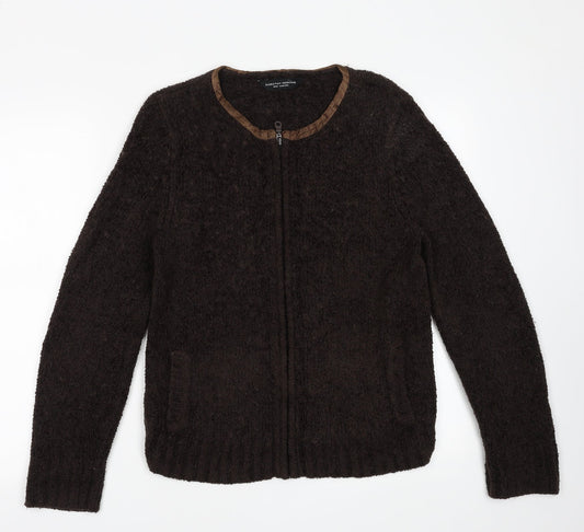 Dorothy Perkins Womens Brown   Jacket  Size 16  Zip