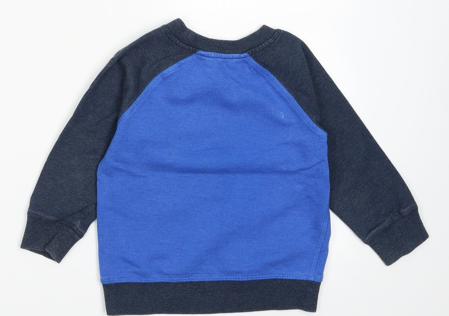 George Boys Blue  Cotton Pullover Sweatshirt Size 2-3 Years  Pullover - Epic Dude