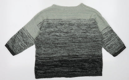 George Womens Black  Acrylic Pullover Sweatshirt Size 12  Pullover