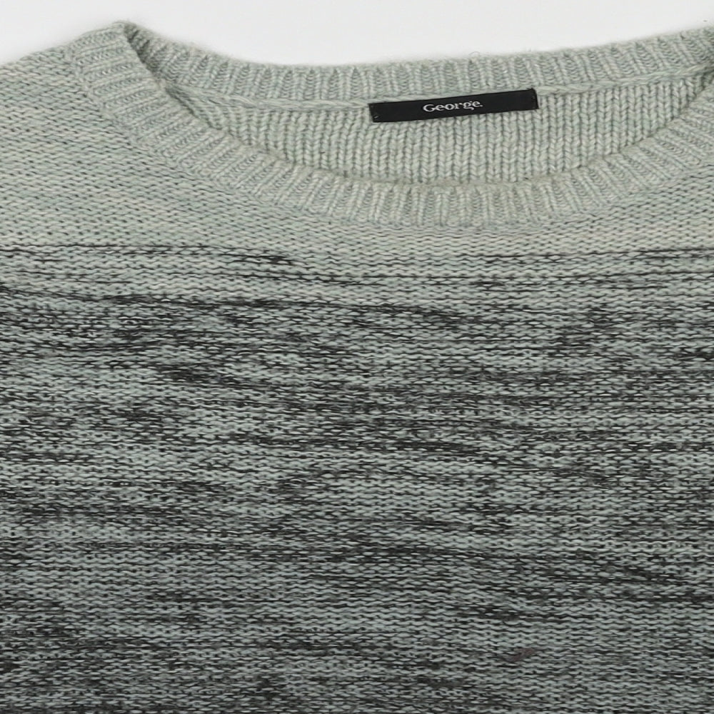 George Womens Black  Acrylic Pullover Sweatshirt Size 12  Pullover