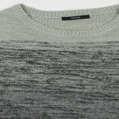 George Womens Black  Acrylic Pullover Sweatshirt Size 12  Pullover