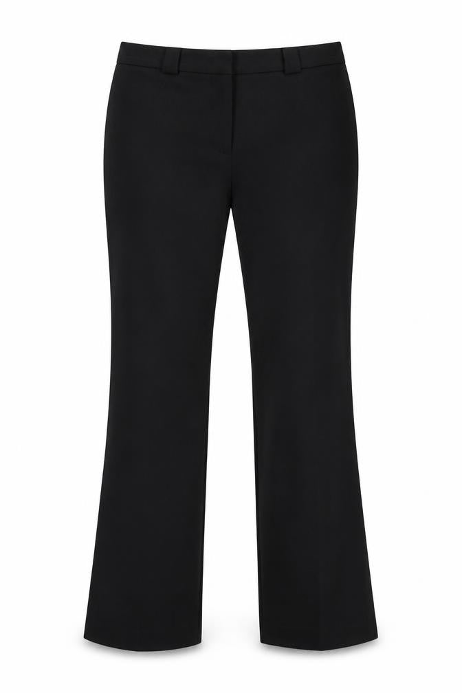 Marks & Spencer Womens Black  Polyester Dress Pants Trousers Size 10 L29 in Regular Hook & Loop