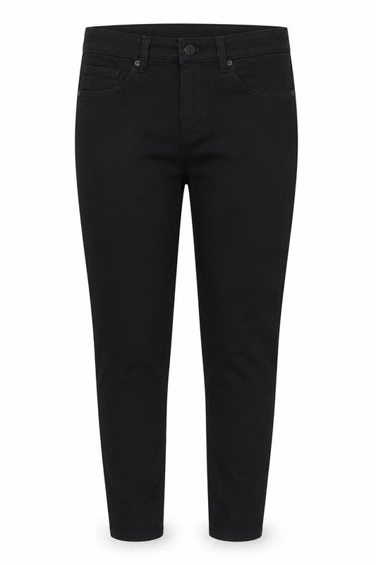 Preworn Womens Black  Cotton Jegging Jeans Size 29 in L25 in Regular Button