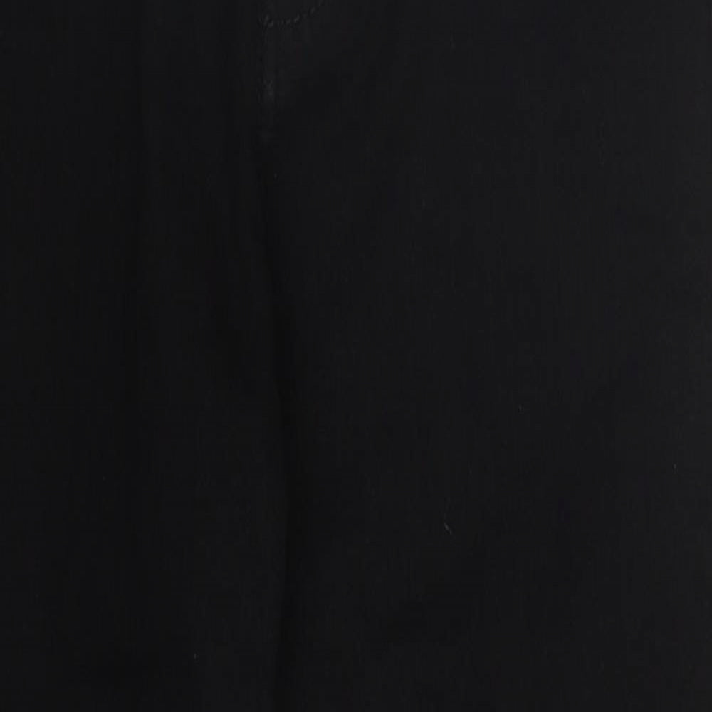 Preworn Womens Black  Cotton Jegging Jeans Size 29 in L25 in Regular Button