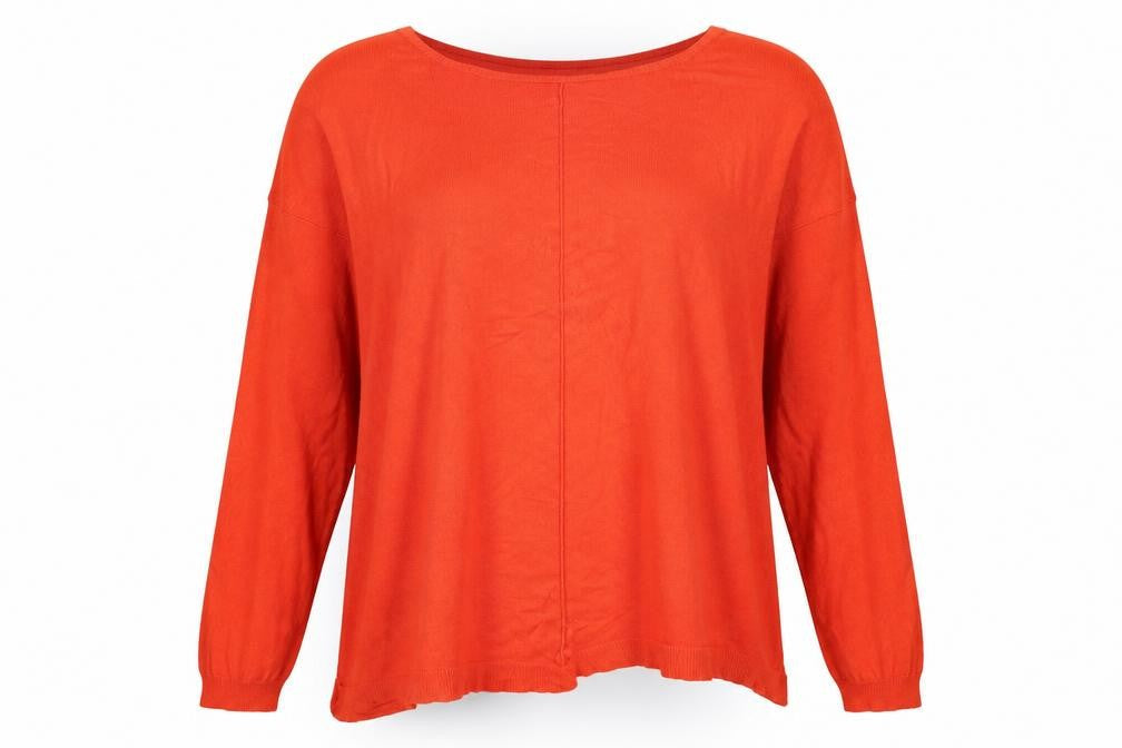 Atmosphere Womens Red Round Neck  Viscose Pullover Jumper Size 18
