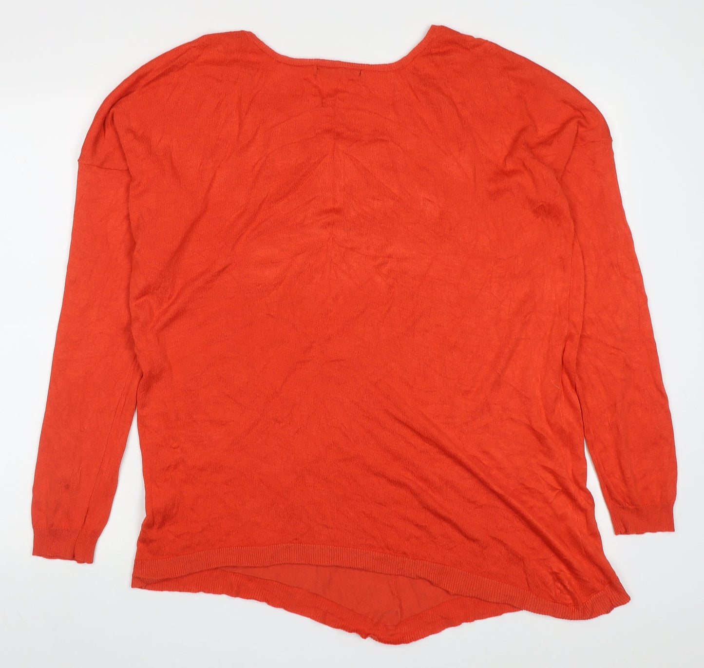 Atmosphere Womens Red Round Neck  Viscose Pullover Jumper Size 18