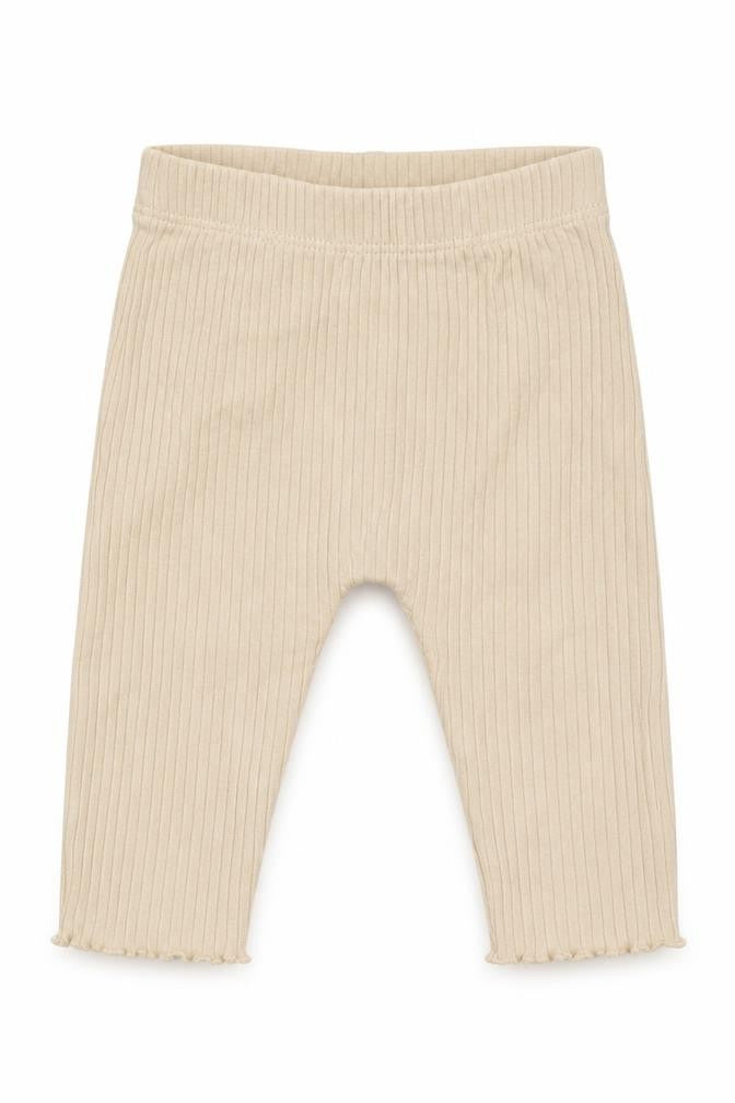 George Girls Beige  Cotton Capri Leggings Size 3-6 Months
