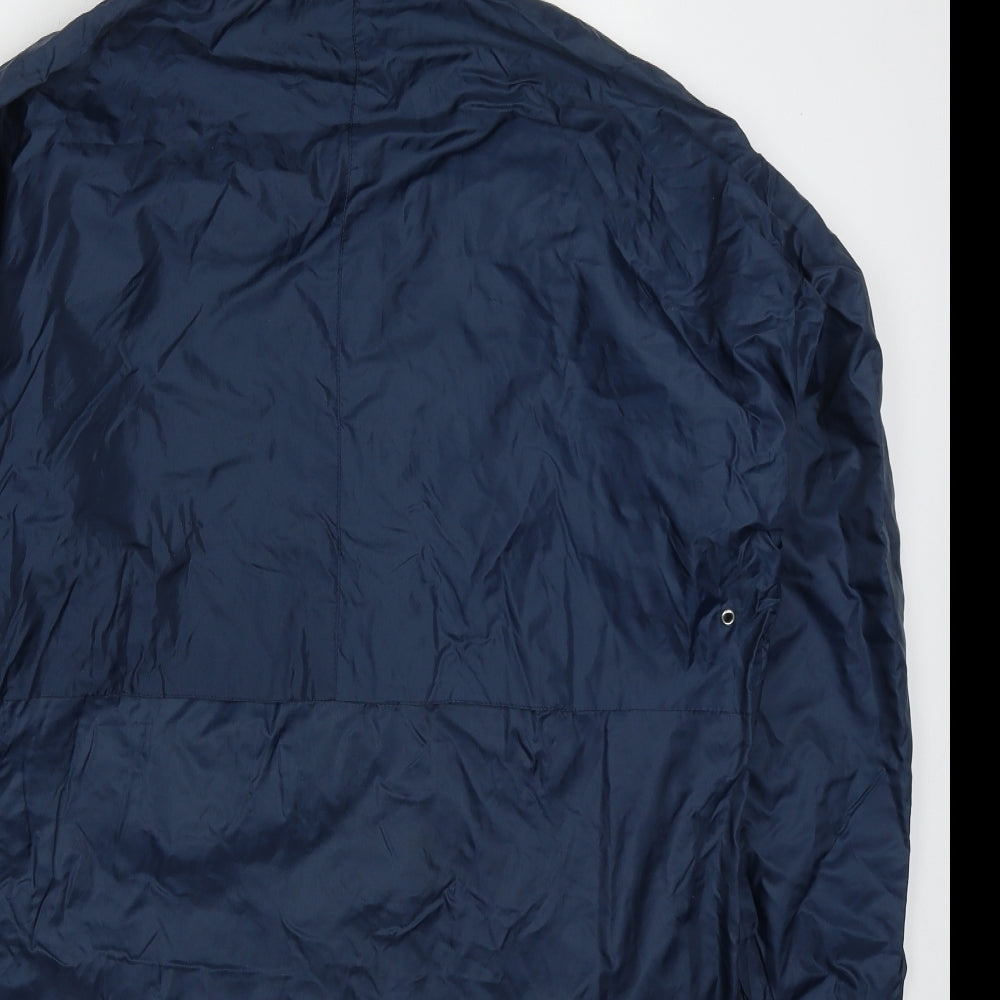 Preworn Womens Blue   Jacket Coat Size 12  Zip