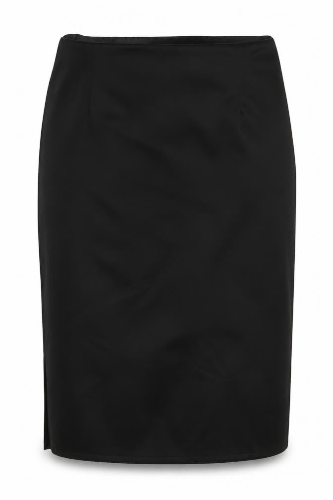 Ozone Womens Black  Polyester A-Line Skirt Size 12   Zip