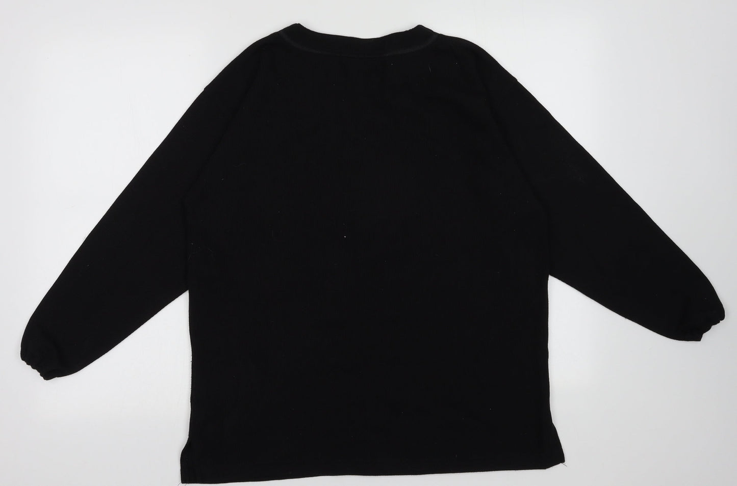 Paramour Womens Black  Polyester Pullover Sweatshirt Size M  Pullover
