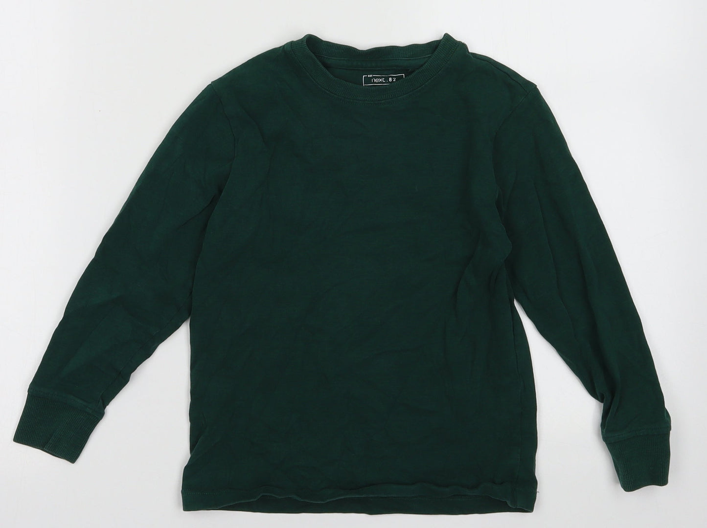 NEXT Boys Green  Cotton Pullover Sweatshirt Size 6 Years  Pullover