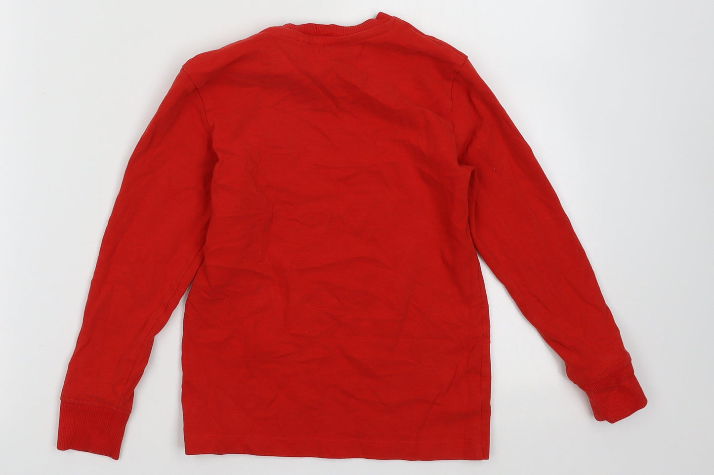 NEXT Boys Red  Cotton Pullover Sweatshirt Size 6 Years  Pullover