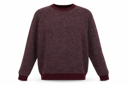 Fabric Mens Purple  Cotton Pullover Sweatshirt Size XL