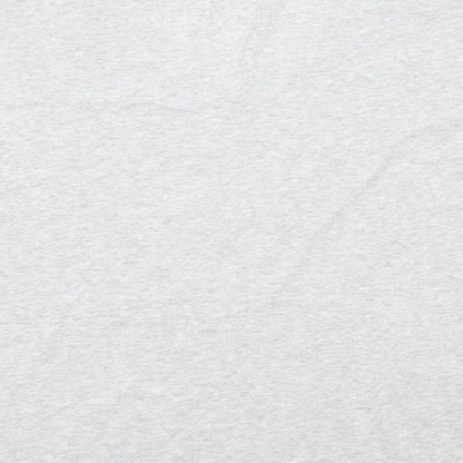 Next Womens Grey  Cotton Basic T-Shirt Size 14 Round Neck
